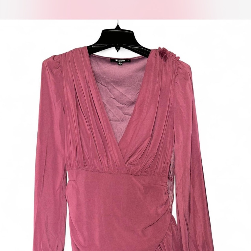 Missguided Petite Mauve dress